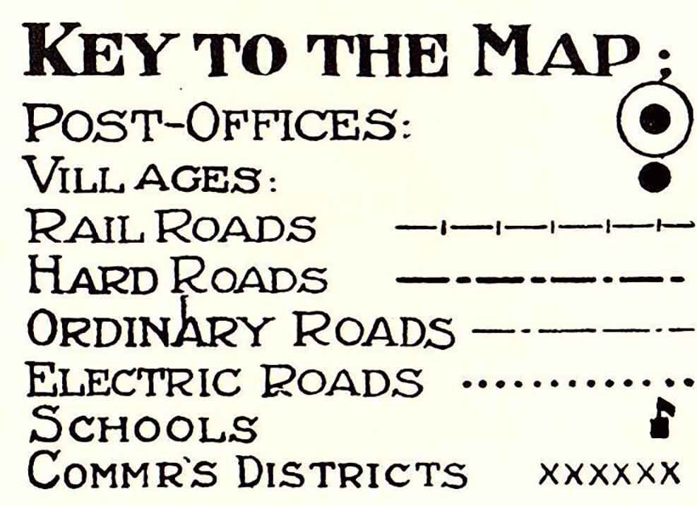 1914 Map of Wakulla County Florida