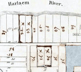 1834 Map of Great Barn Island New York