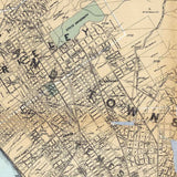 1888 Map of Oakland California