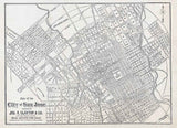 1899 Map of San Jose California