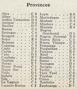 1914 Map of The Philippine Islands