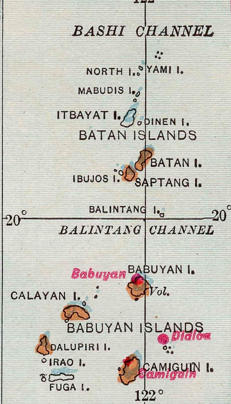 1914 Map of The Philippine Islands