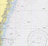 1947 Nautical Map of Charleston Light to Cape Canaveral Florida
