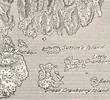 1885 Map of Mount Desert Island Maine