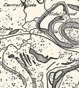 1885 Map of Natchez Mississippi