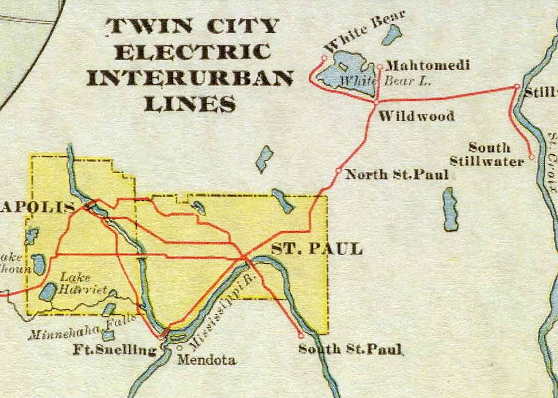 1907 Map of Lake Minnetonka Minnesota