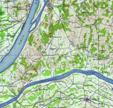 1942 Topo Map of Smithland Kentucky Ohio River Tennessee River