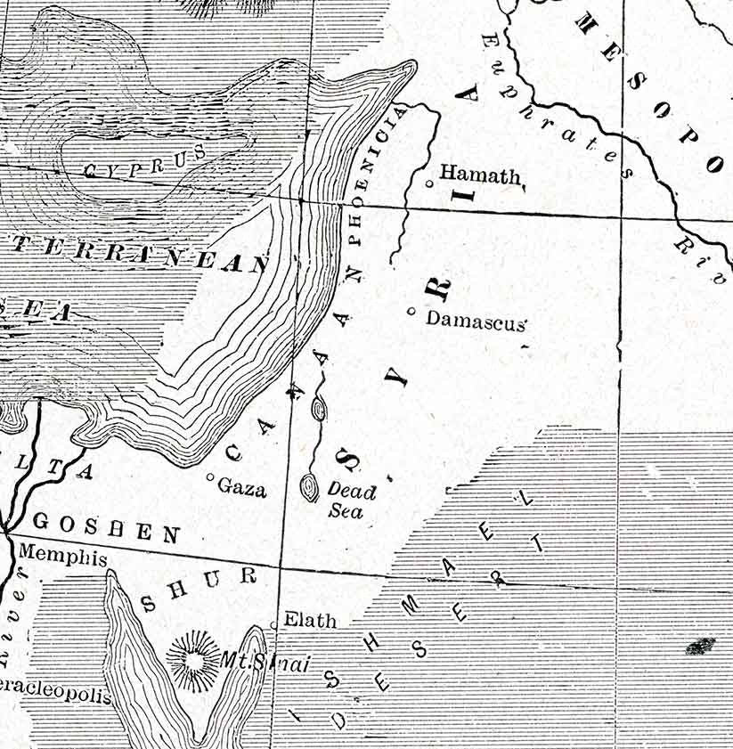 1900 Birthplace of Civilization Red Sea Mediterranean Sea