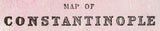 1900 Map of Constantinople Scutari The Golden Horn