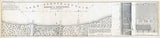 1853 Map of Lake Pontchartrain Harbour & Breakwater Louisiana