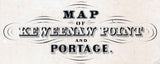 1880 Map of Keweenaw Point and Portage Lake Superior