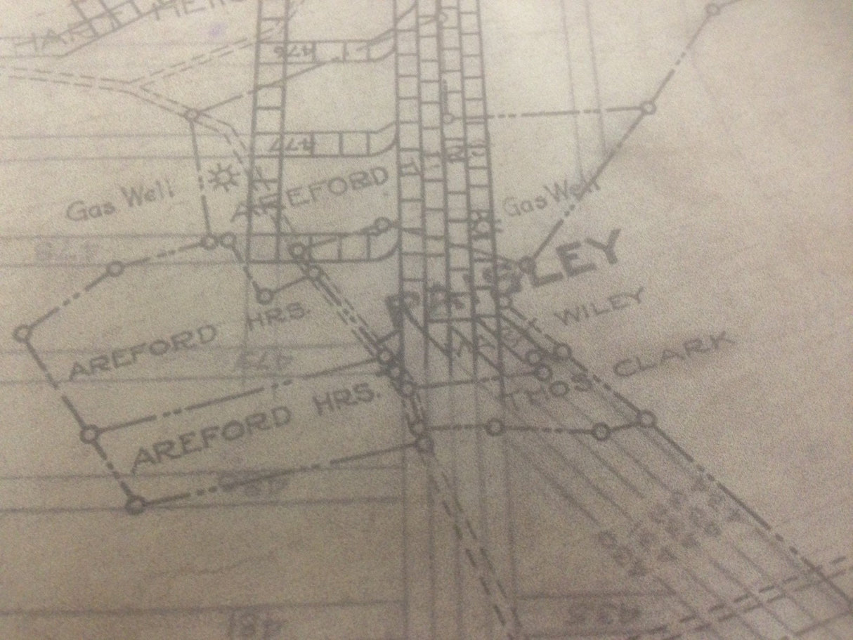 1920 Nemacolin Mine Map Carmichaels Greene County Pa