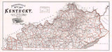 1900s Map of Mendenhalls Road Kentucky