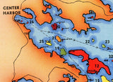 1940s Map of Lake Winnipesaukee New Hampshire