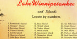 1940s Map of Lake Winnipesaukee New Hampshire