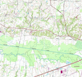 1959 Topo Map of Adair Tennessee
