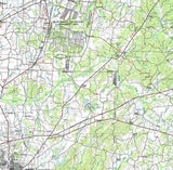 1986 Topo Map of Milan Tennessee Humboldt Jackson