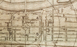 1967 Map of Wilkes-Barre Luzerne County Pennsylvania