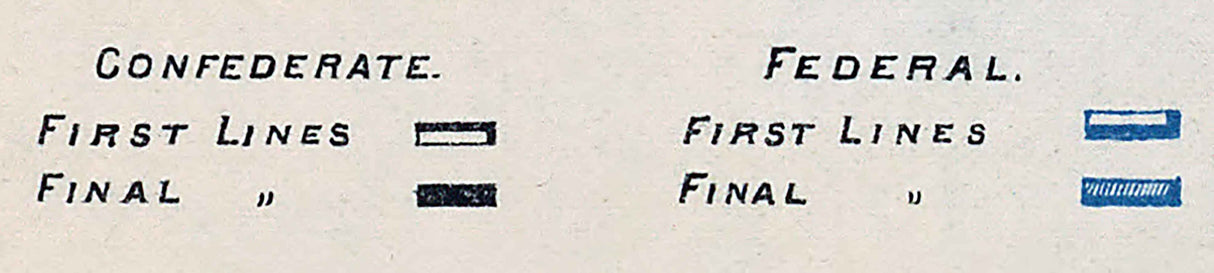 1863 Map of Brandy Station Culpeper County Virginia