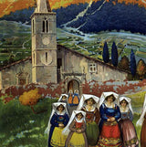 1920 Travel Poster of Abruzzo Italy