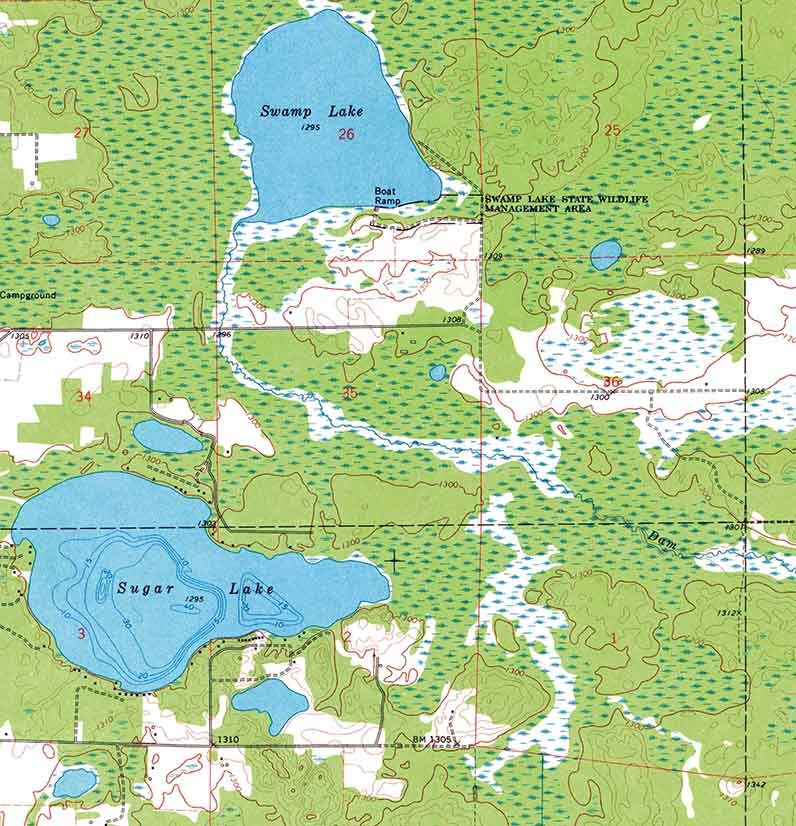 1969 Map of Thor Quadrangle Minnesota