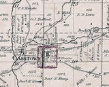 1871 Map of Lost Creek Township Miami County Ohio