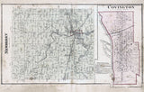 1871 Map of Newberry Township Miami County Ohio