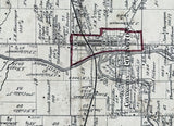 1871 Map of Newberry Township Miami County Ohio
