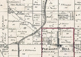 1871 Map of Newton Township Miami County Ohio