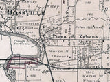 1871 Map of Spring Creek Township Miami County Ohio