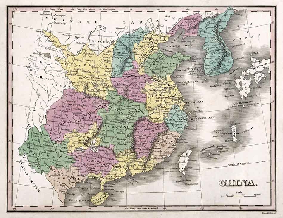 1824 Map of China