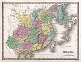 1824 Map of China