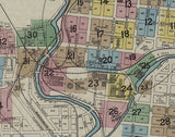 1888 Map of Scranton Lackawanna County Pennsylvania