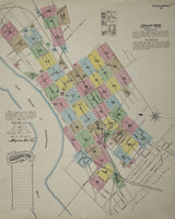 1891 Map of Wilkes-Barre Pennsylvania