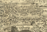 1892 Panoramic Map of Providence Pennsylvania Scranton