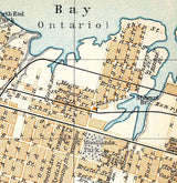 1907 Map of Hamilton Canada