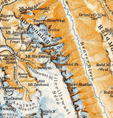 1907 Map of Selkirk Range Canada