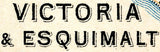 1907 Map of Victoria & Esquimalt Canada