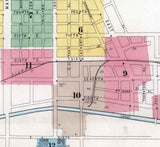 1896 Sanborn Map of Bloomsburg Columbia County Pennsylvania