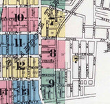 1896 Sanborn Map of Braddock Allegheny County Pennsylvania