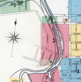 1897 Sanborn Map of Bellefonte Centre County Pennsylvania