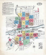 1897 Sanborn Map of Bethlehem Northampton Lehigh County Pennsylvania