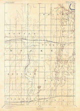 1894 Topo Map of Fullerton North Dakota