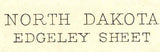 1896 Topo Map of Edgeley North Dakota