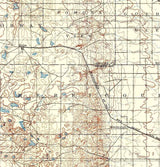 1896 Topo Map of Edgeley North Dakota