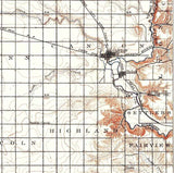 1897 Topo Map of Canton South Dakota