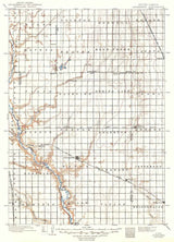 1899 Topo Map of Alexandria South Dakota
