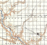 1899 Topo Map of Alexandria South Dakota