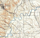 1900 Topo Map of Oelrichs South Dakota