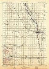 1904 Topo Map of Wahpeton North Dakota